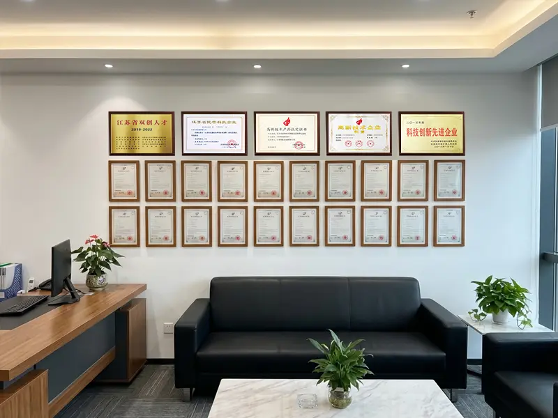 GRM National High-Tech Enterprise certificate and patent awards