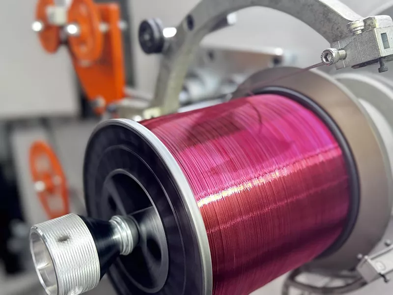 PV round wire tinning and coating unit